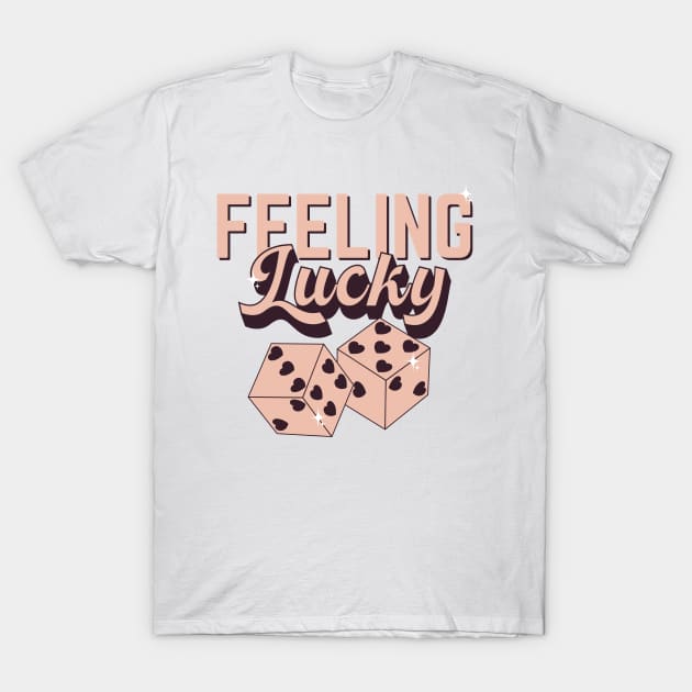 Feeling Lucky Retro Valentine T-Shirt by jackofdreams22